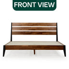 Acacia Emery Solid Wood Bed Frame - Stylish and Durable Acacia Wood Design for Your Bedroom