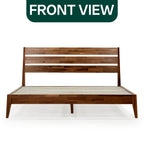 Acacia Emery Solid Wood Bed Frame - Stylish and Durable Acacia Wood Design for Your Bedroom