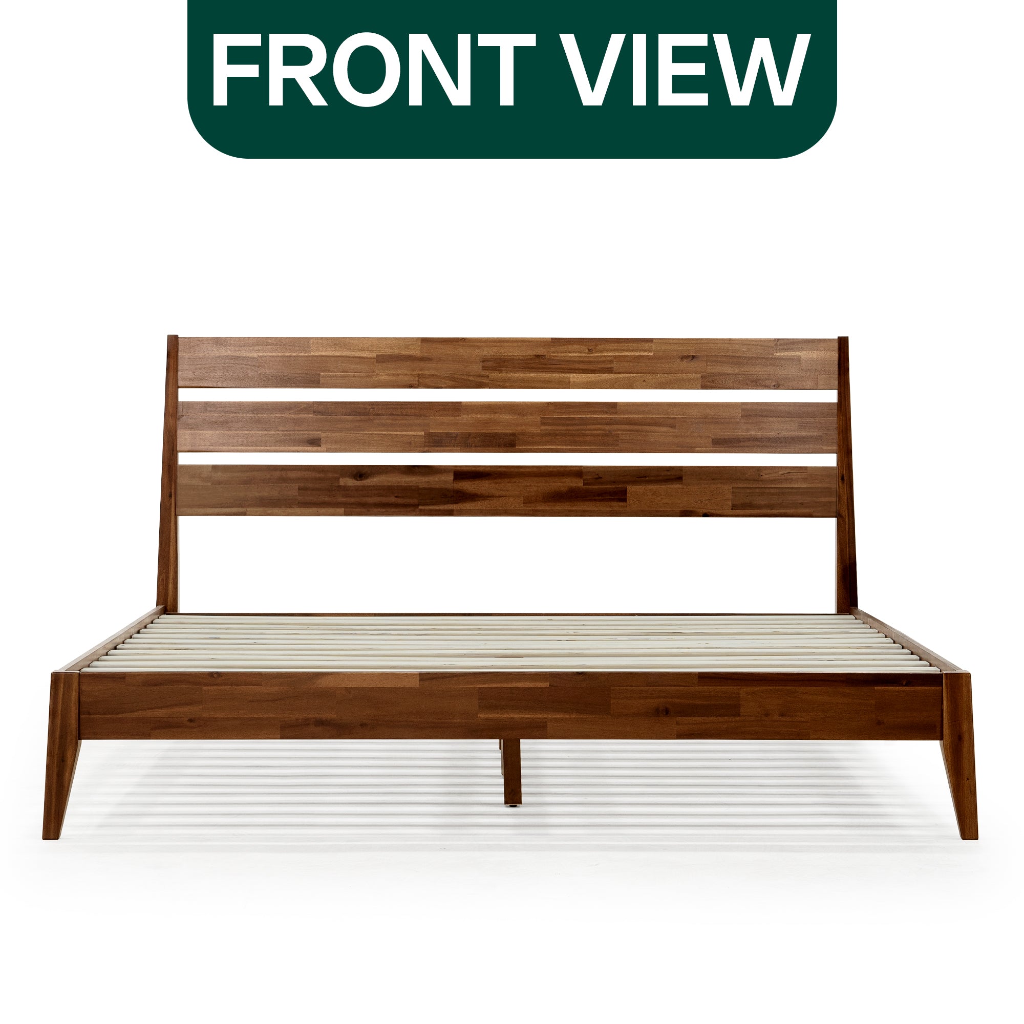 Acacia Emery Solid Wood Bed Frame - Stylish and Durable Acacia Wood Design for Your Bedroom
