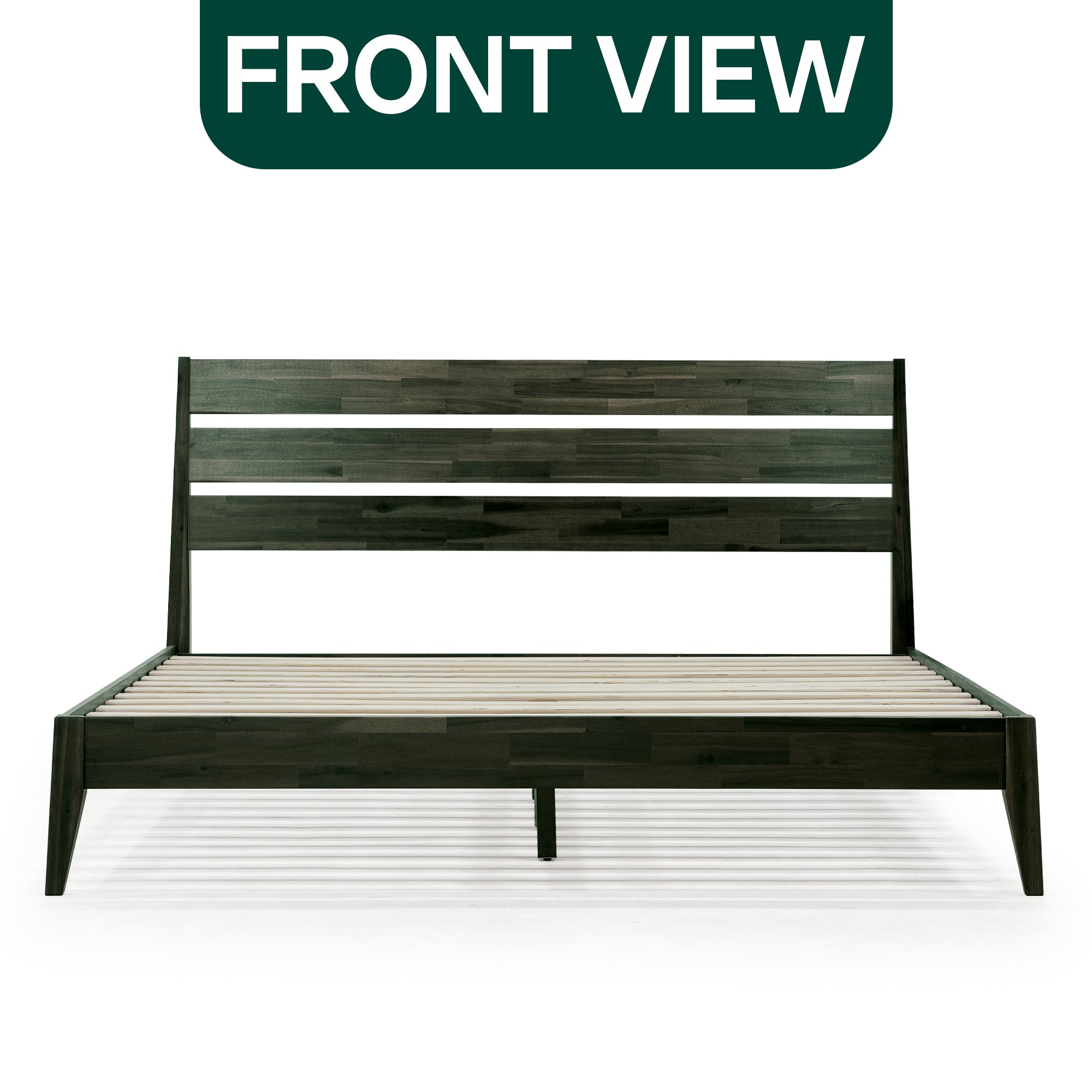 Acacia Emery Solid Wood Bed Frame - Stylish and Durable Acacia Wood Design for Your Bedroom