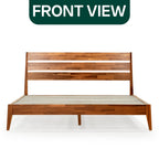 Acacia Emery Solid Wood Bed Frame - Stylish and Durable Acacia Wood Design for Your Bedroom