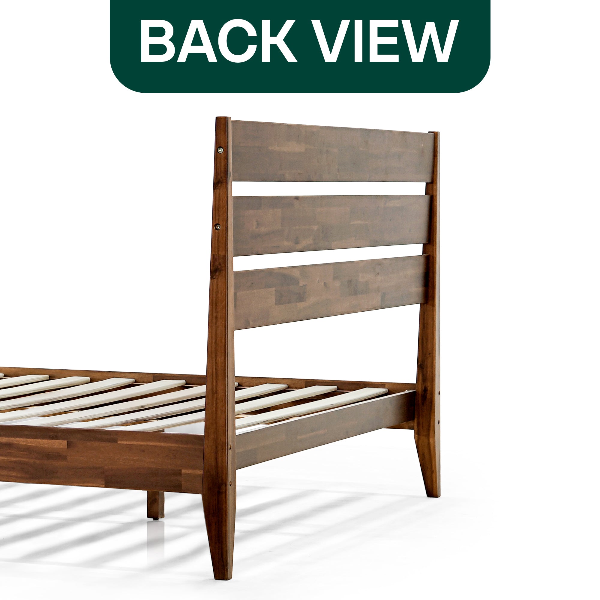 Acacia Emery Solid Wood Bed Frame - Stylish and Durable Acacia Wood Design for Your Bedroom