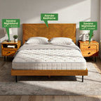 Savana Single Drawer Solid Wood Nightstand