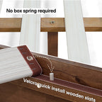 Acacia Solid Wood Bed Frame - Aurora Style for a Stylish Bedroom