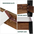 Acacia Emery Solid Wood Bed Frame - Stylish and Durable Acacia Wood Design for Your Bedroom