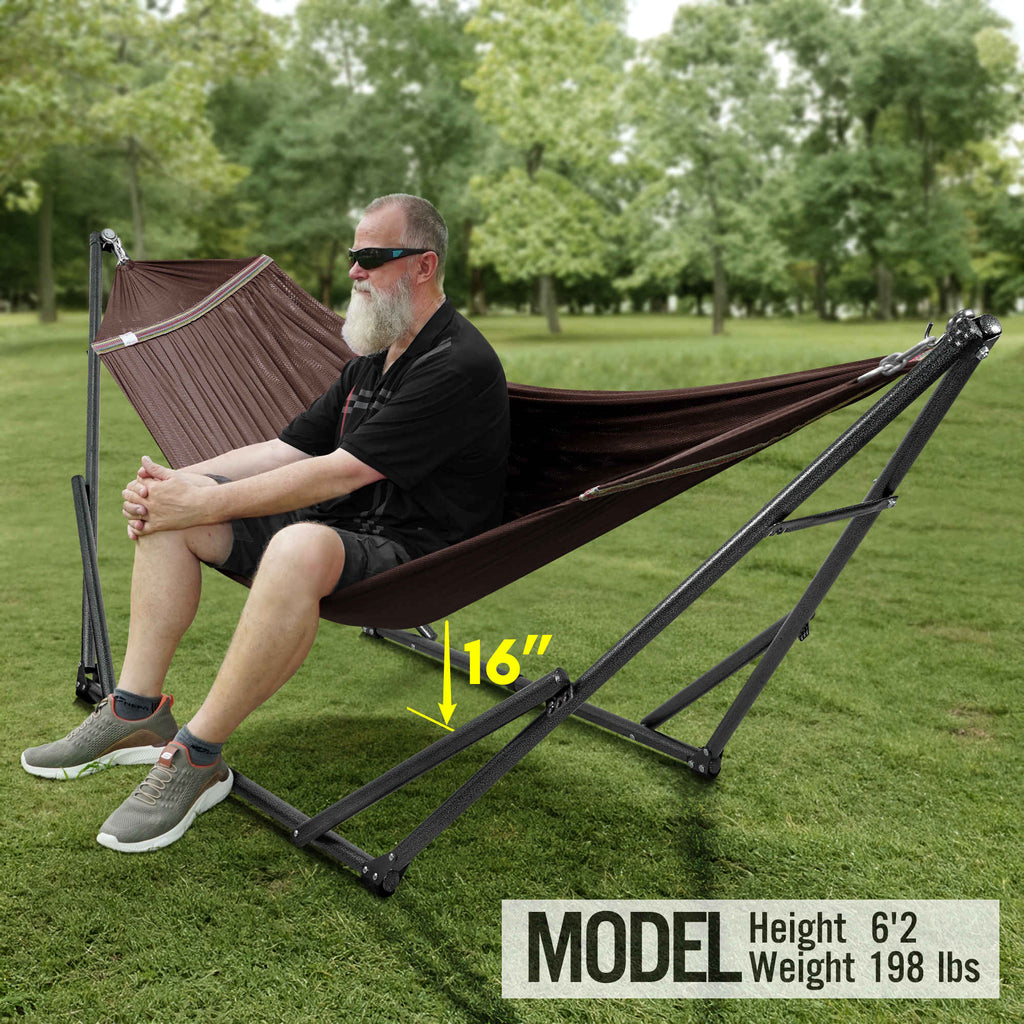 Tranquillo Universal Hammock with Medium Size Stands for Ultimate Relaxation - Ideal Universal Hammock Stands - Medium Size