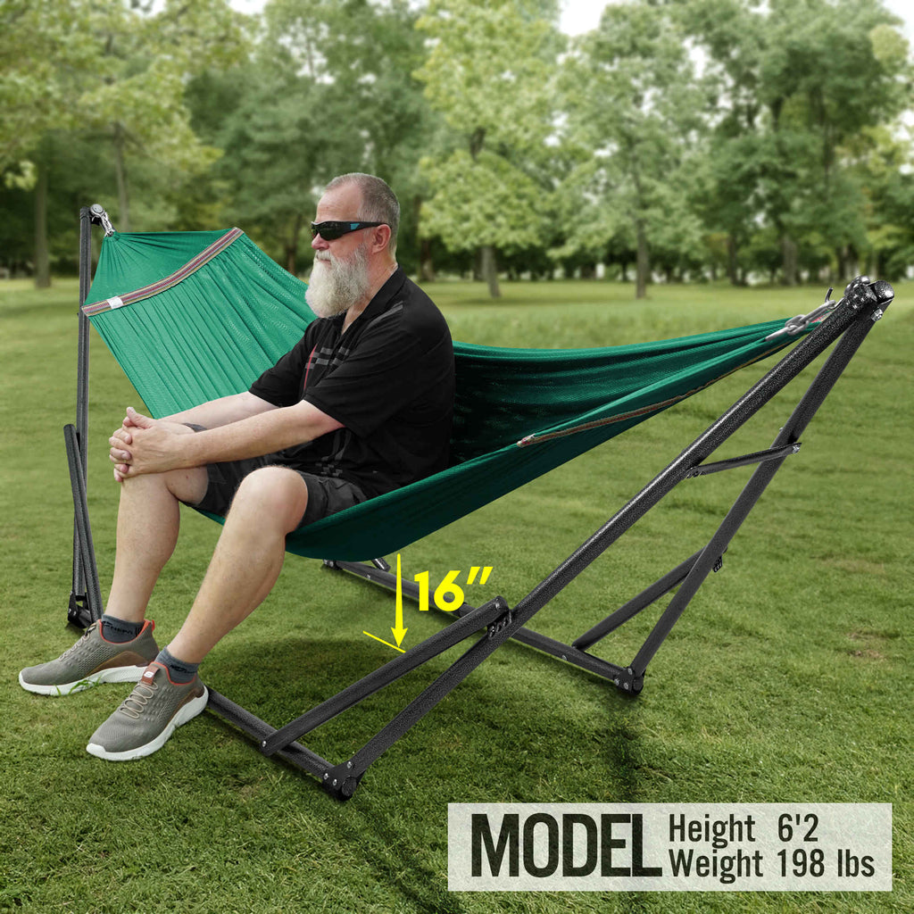 Tranquillo Universal Hammock with Medium Size Stands for Ultimate Relaxation - Ideal Universal Hammock Stands - Medium Size