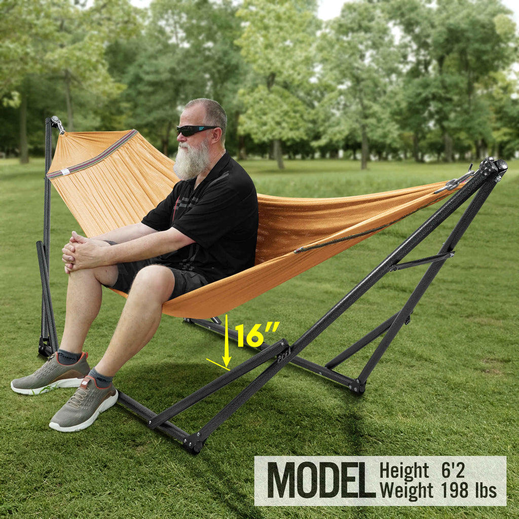 Tranquillo Universal Hammock with Medium Size Stands for Ultimate Relaxation - Ideal Universal Hammock Stands - Medium Size