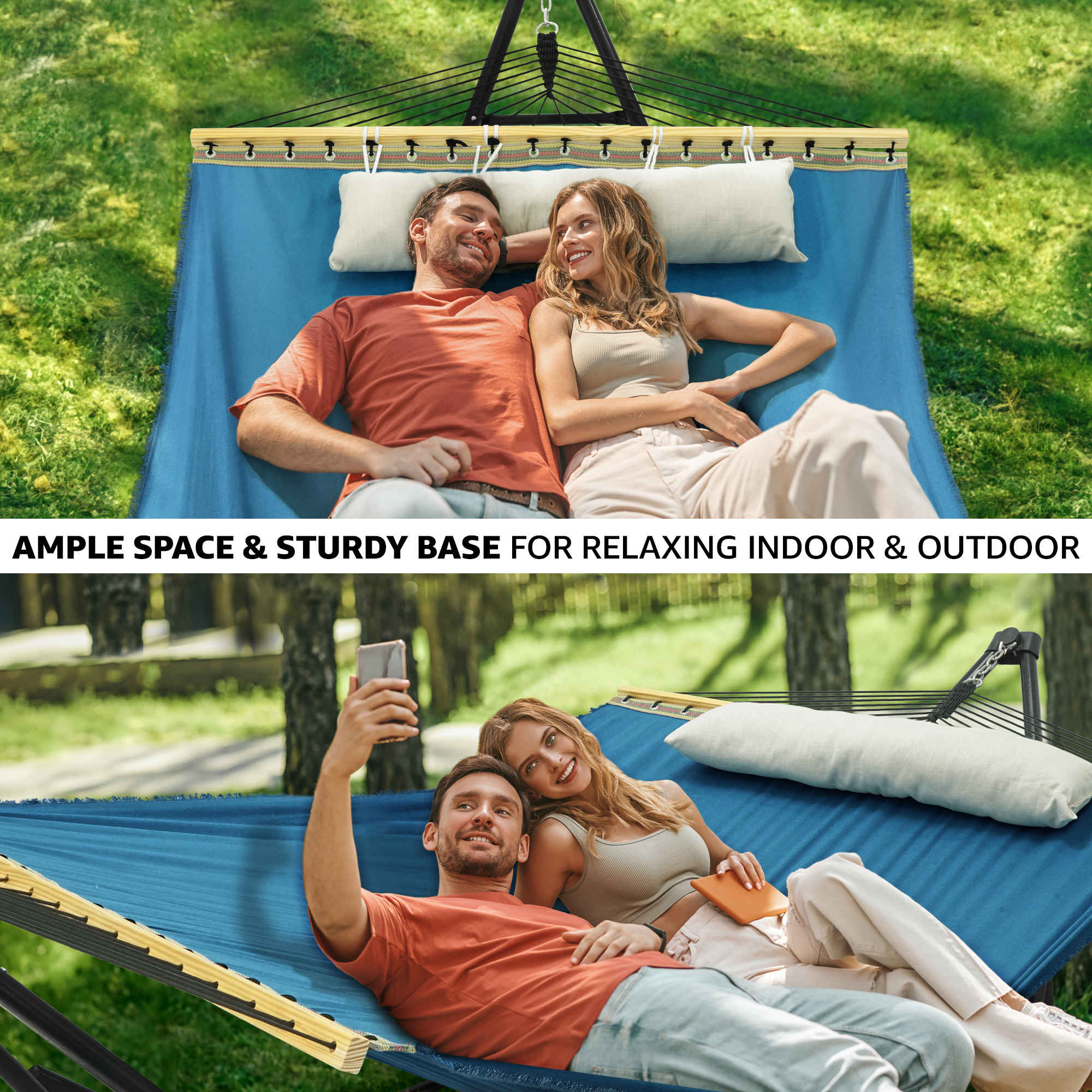 Tranquillo Unity Canvas Hammock Stand for Ultimate Relaxation