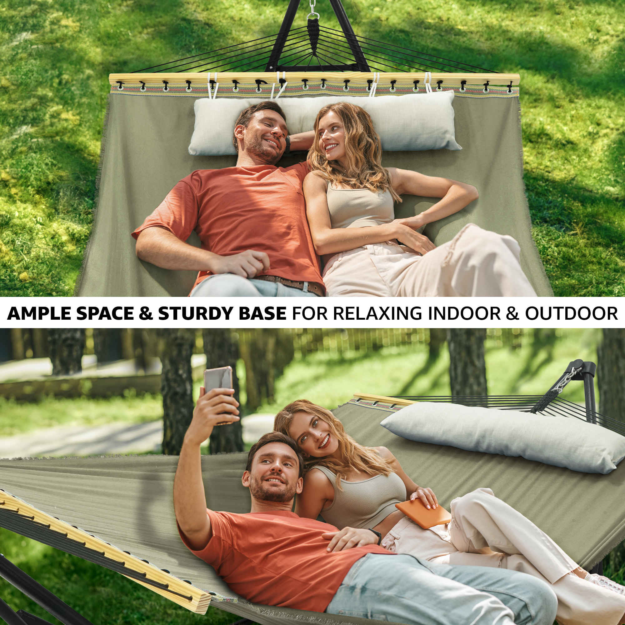 Tranquillo Unity Canvas Hammock Stand for Ultimate Relaxation