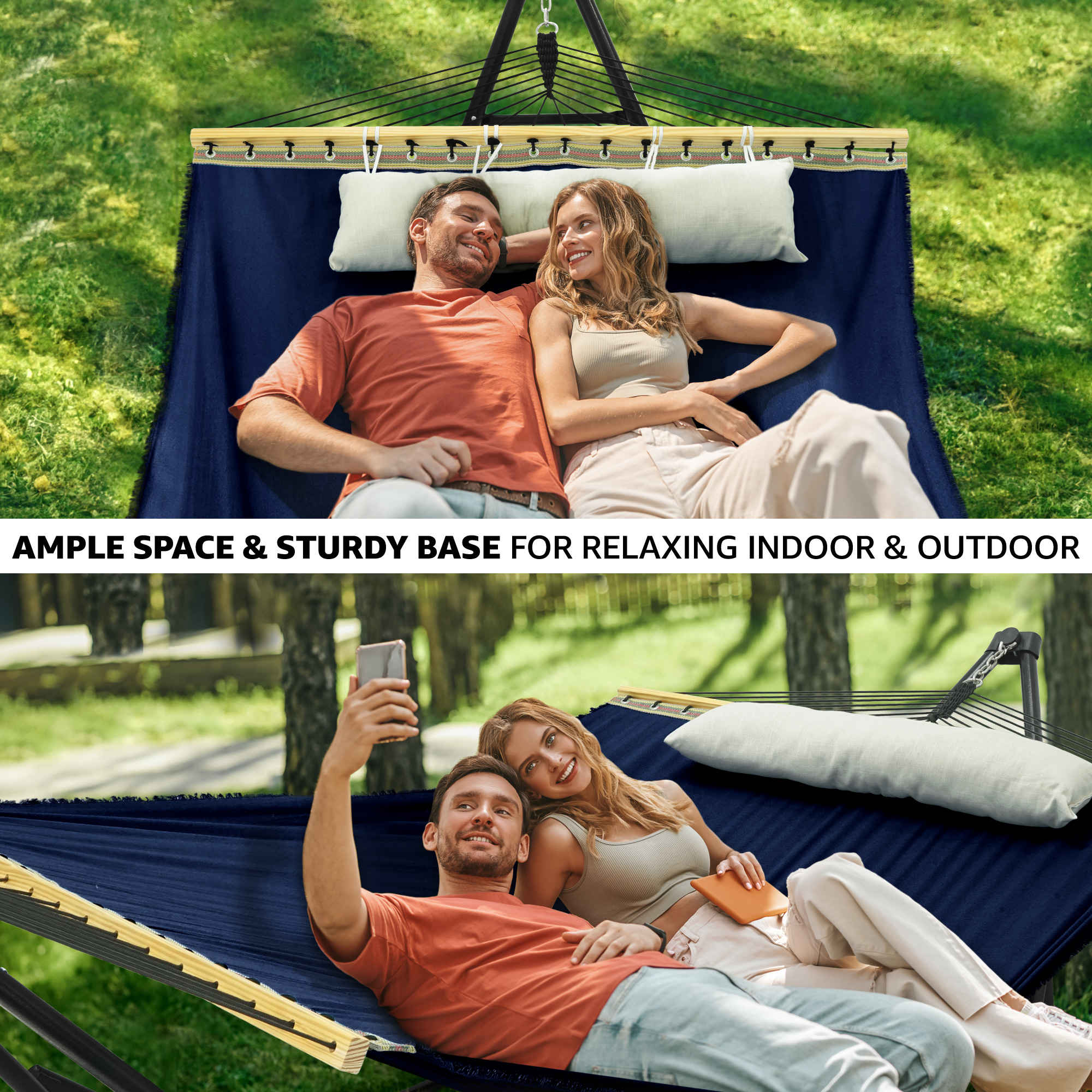 Tranquillo Unity Canvas Hammock Stand for Ultimate Relaxation
