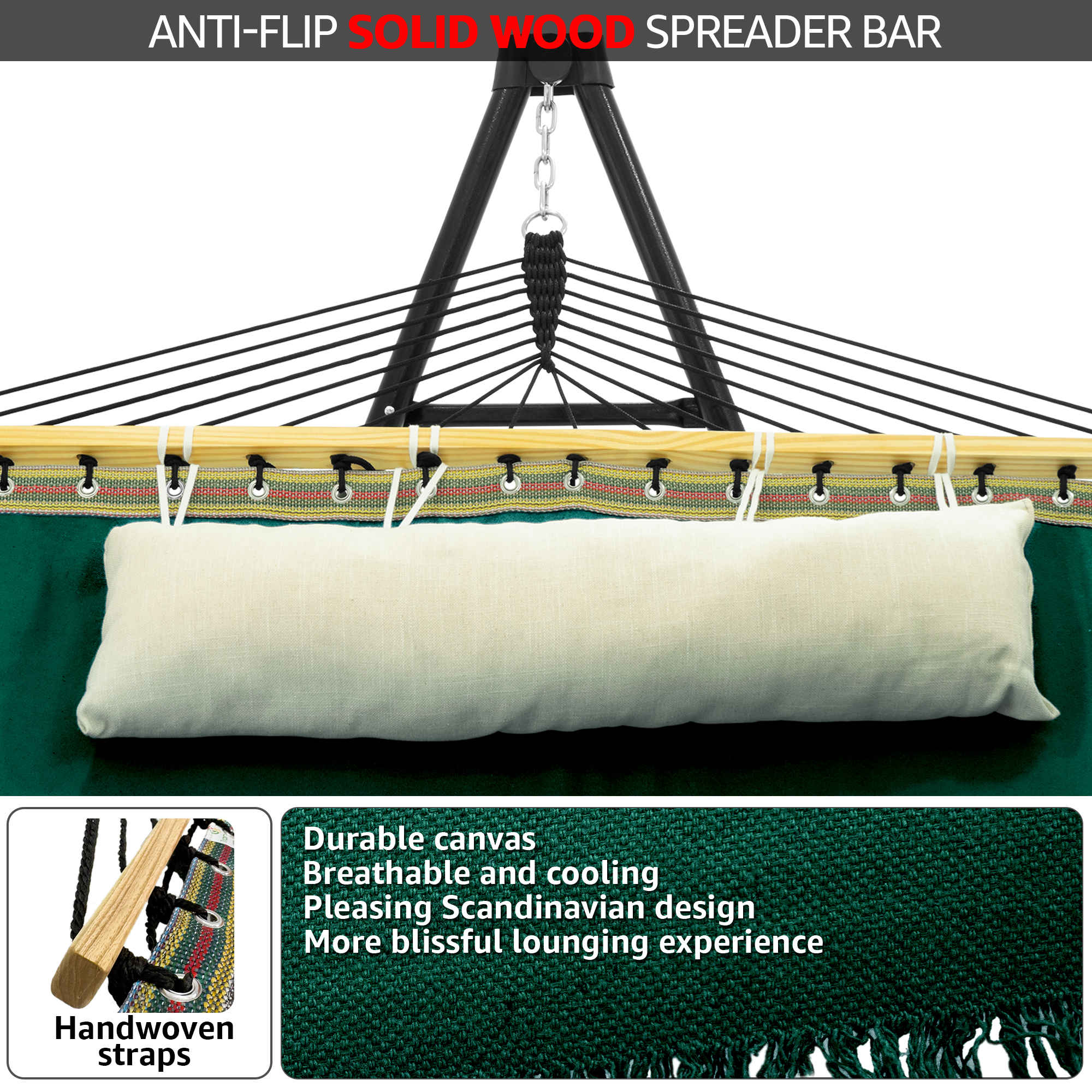 Tranquillo Unity Canvas Hammock Stand for Ultimate Relaxation