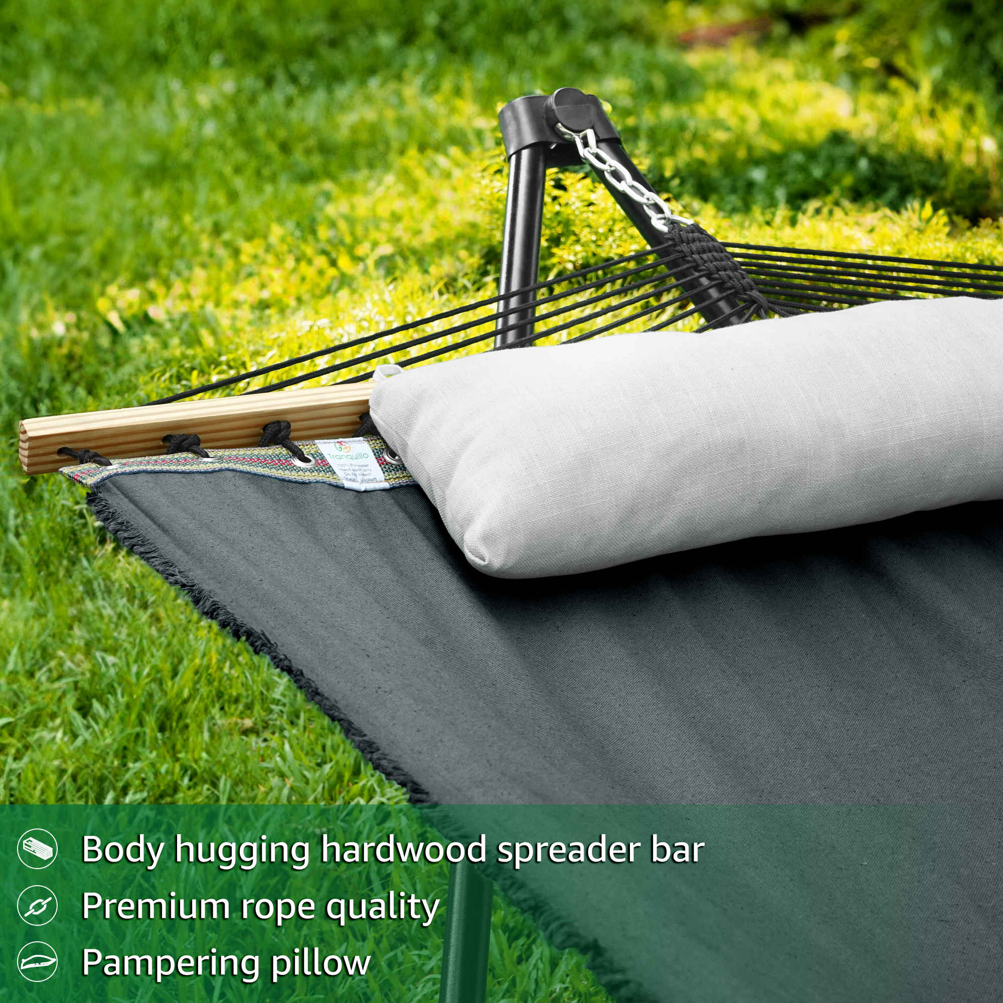 Tranquillo Unity Canvas Hammock Stand for Ultimate Relaxation