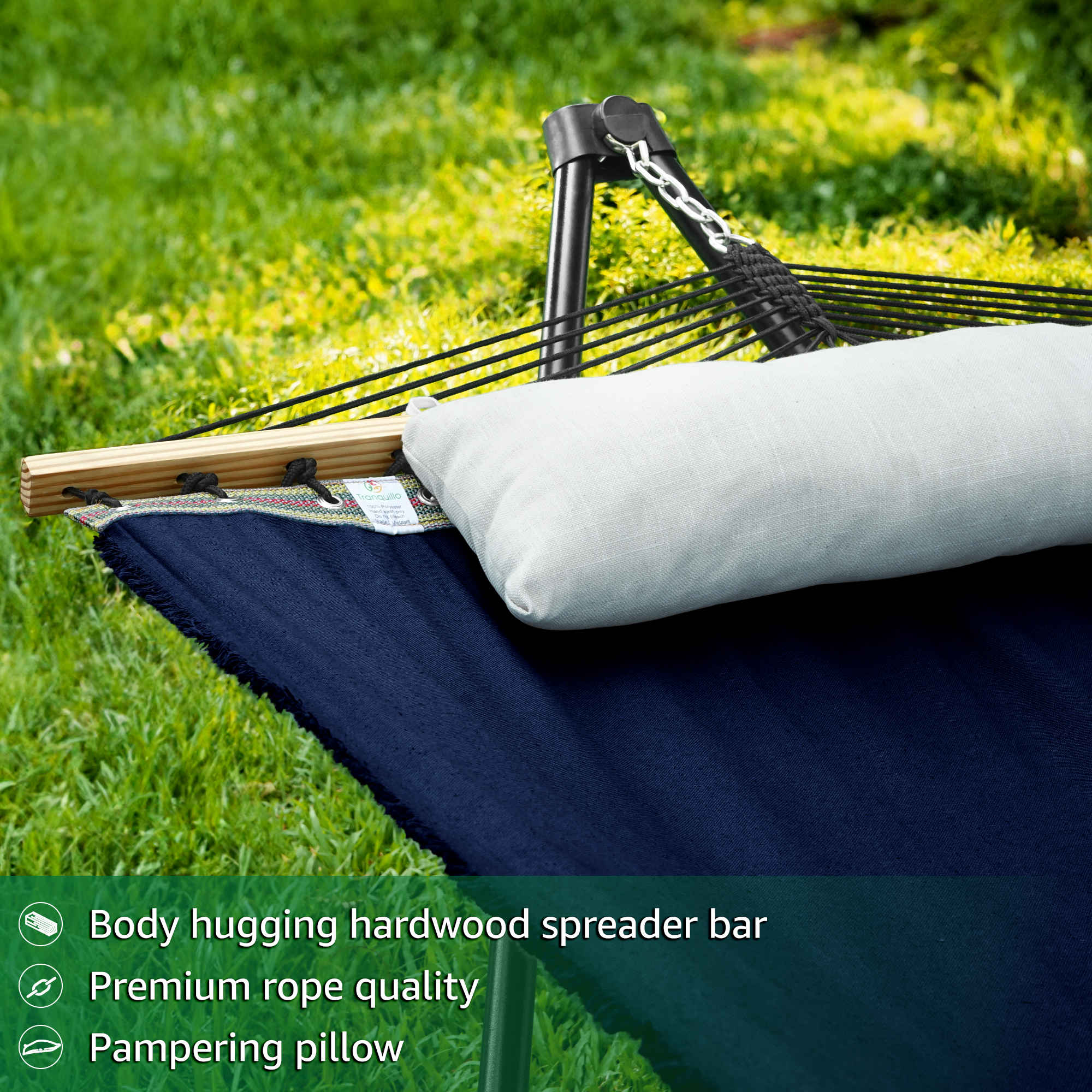 Tranquillo Unity Canvas Hammock Stand for Ultimate Relaxation