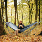 Tranquillo Original Stainless Steel Hammock Stand for Ultimate Relaxation