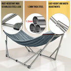 Tranquillo Original Stainless Steel Hammock Stand for Ultimate Relaxation