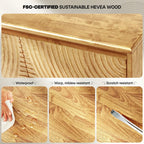 Acacia Harmony TV Stand with Storage for TVs up to 80 Inches