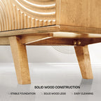 Acacia Harmony TV Stand with Storage for TVs up to 80 Inches