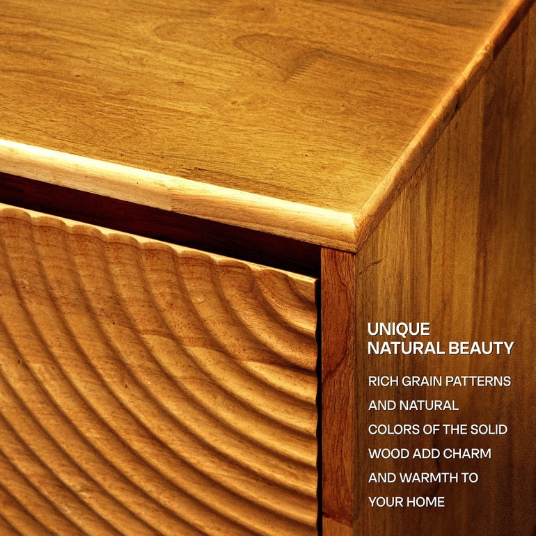 Acacia Harmony TV Stand with Storage for TVs up to 80 Inches