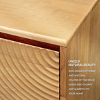 Acacia Harmony TV Stand with Storage for TVs up to 80 Inches