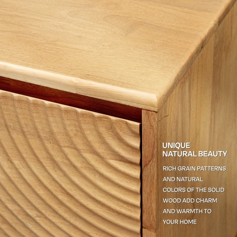 Acacia Harmony TV Stand with Storage for TVs up to 80 Inches