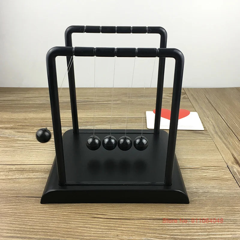 All-Black Newton's Cradle