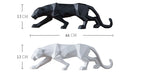 Geometric Panther Statue