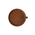 Inka Wood Tray Round - Small - Dark
