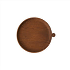 Inka Wood Tray Round - Small - Dark