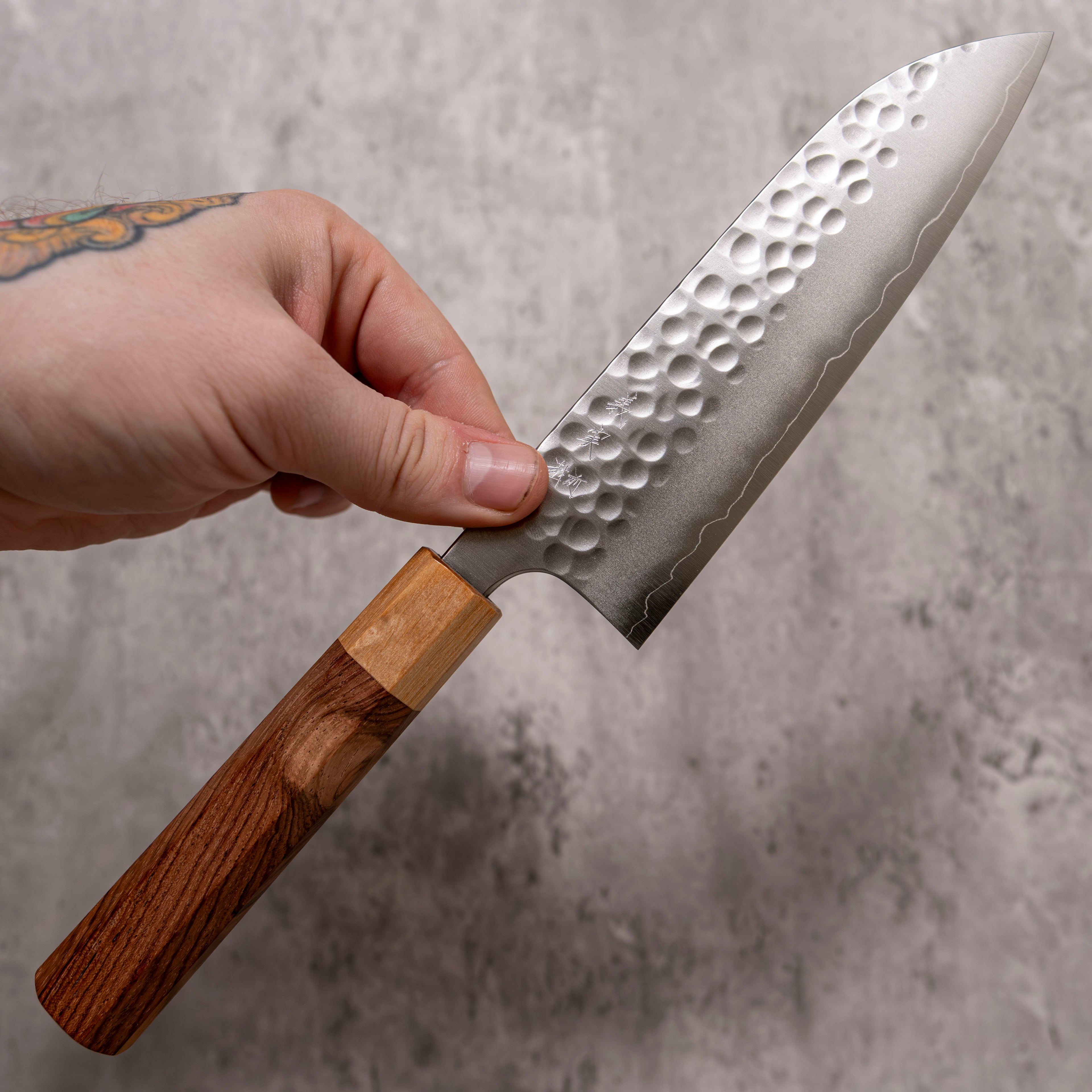 Yoshimi Kato Ginsan Santoku 170 mm