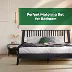 Acacia Kaylin Bed Frame & Nightstand Set for a Stylish Bedroom
