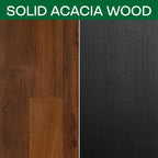 Acacia Kaylin Bed Frame & Nightstand Set for a Stylish Bedroom