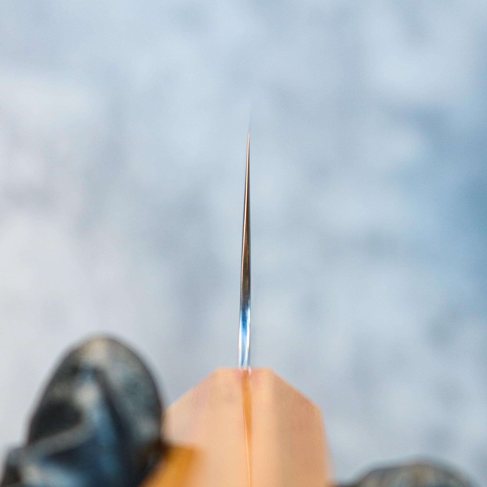 Kenshiro Hatono Ginsan Damascus Bunka 180 mm Zelkova