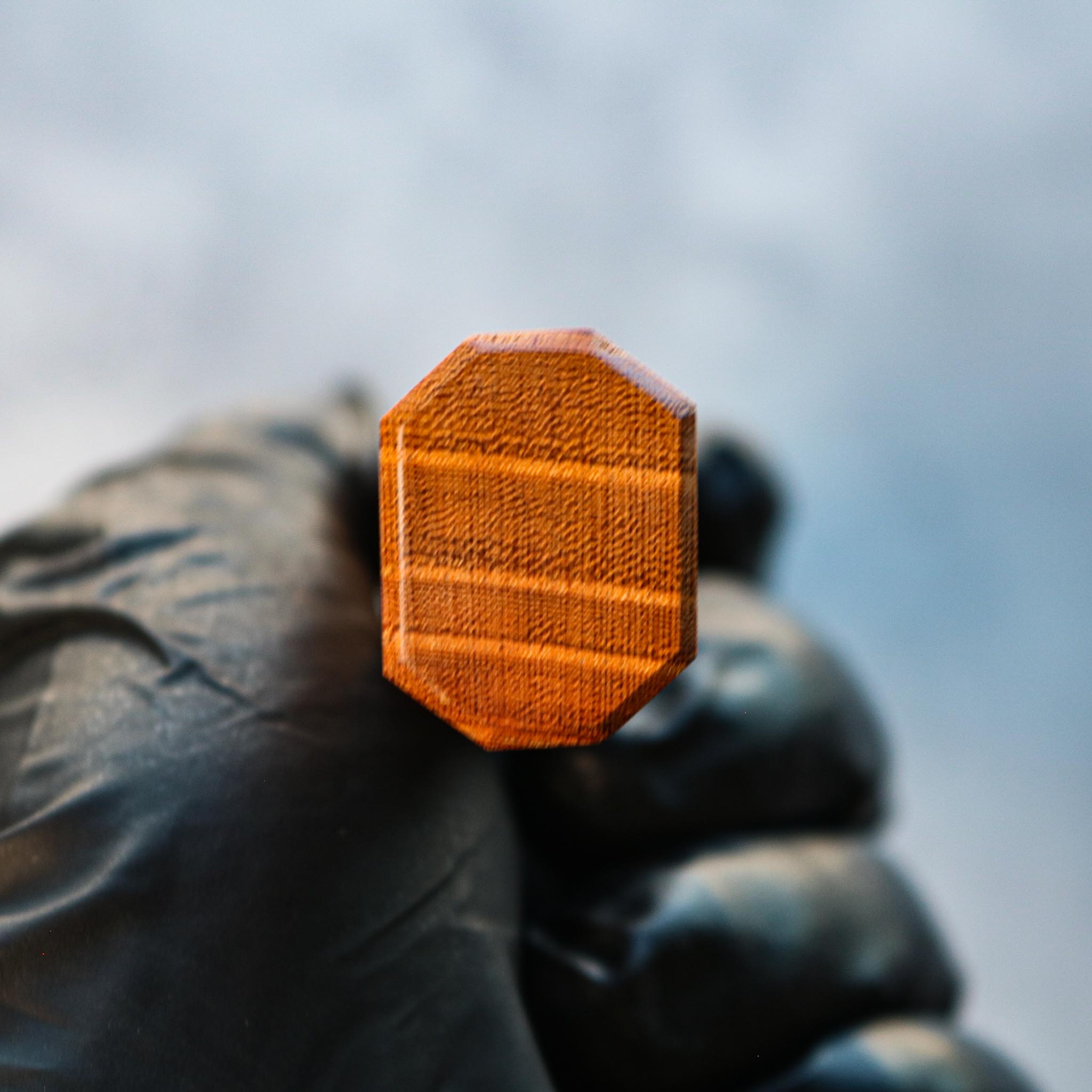 Kenshiro Hatono Ginsan Damascus Bunka 180 mm Zelkova