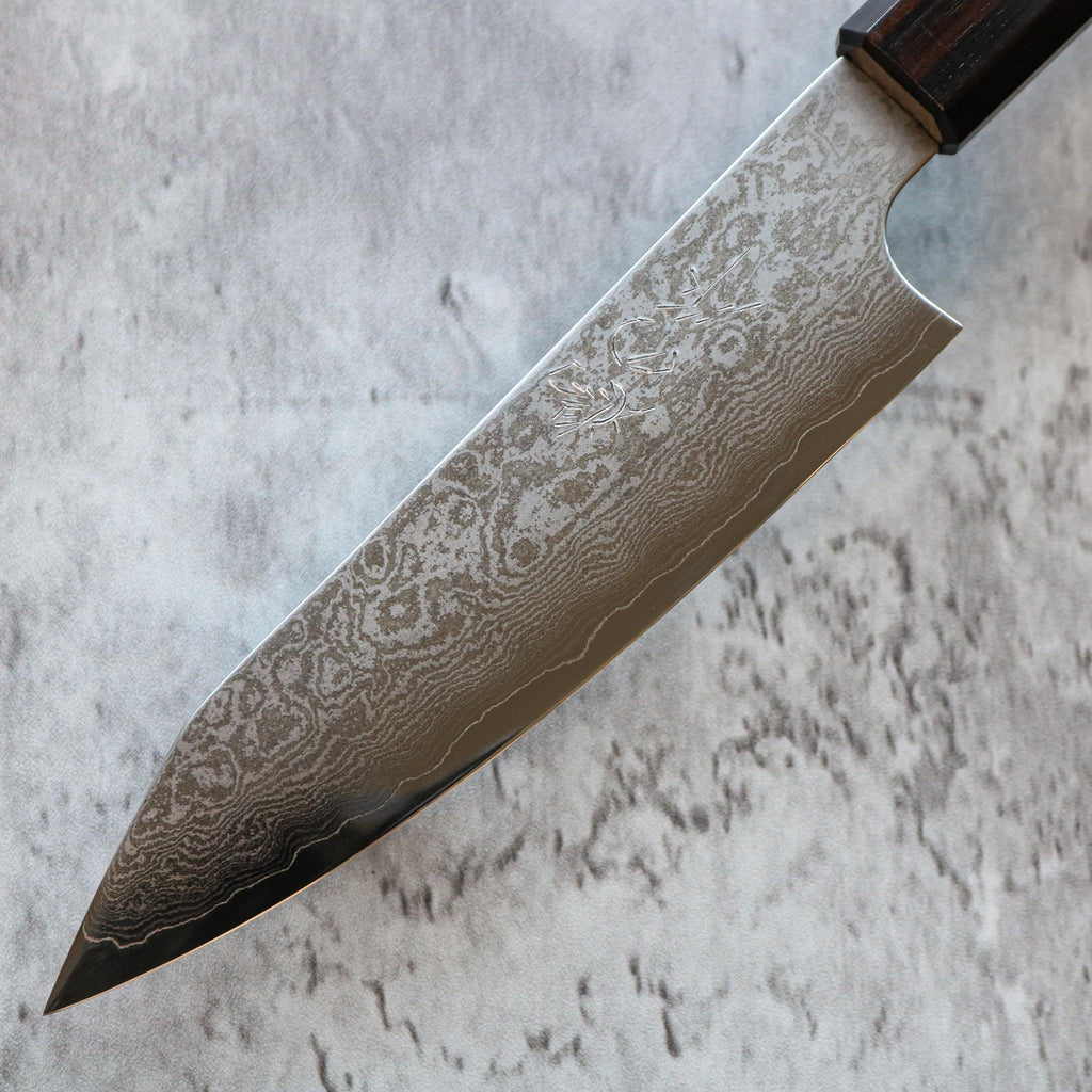 Kenshiro Hatono Ginsan Damascus Petty 135 mm