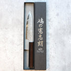 Kenshiro Hatono Ginsan Damascus Petty 135 mm