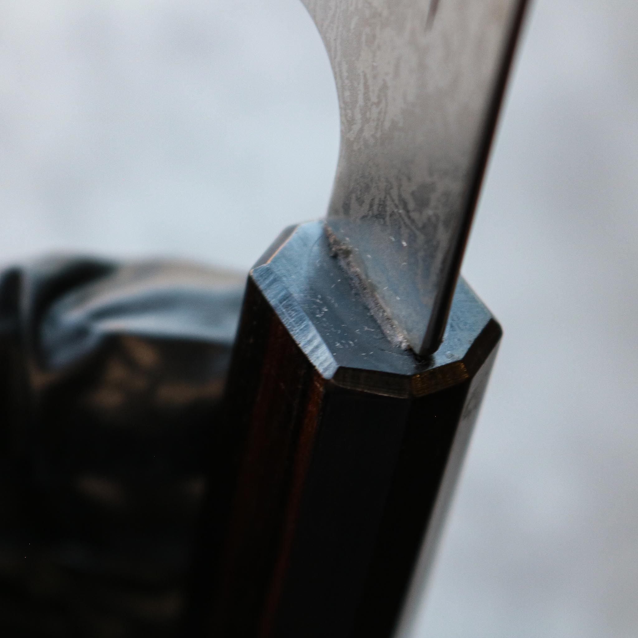 Kenshiro Hatono Ginsan Damascus Petty 135 mm