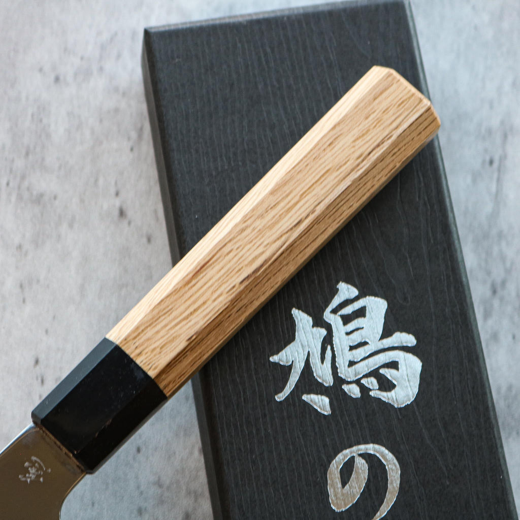 Kenshiro Hatono High Polish Sujihiki 240 mm Oak