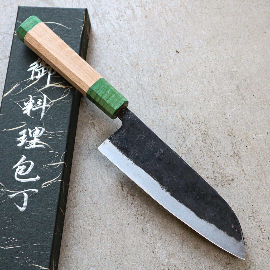 Hatsukokoro Kurogane Santoku 165 mm