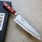 Tsunehisa Tsuchime Santoku 180 mm (Red Handle)