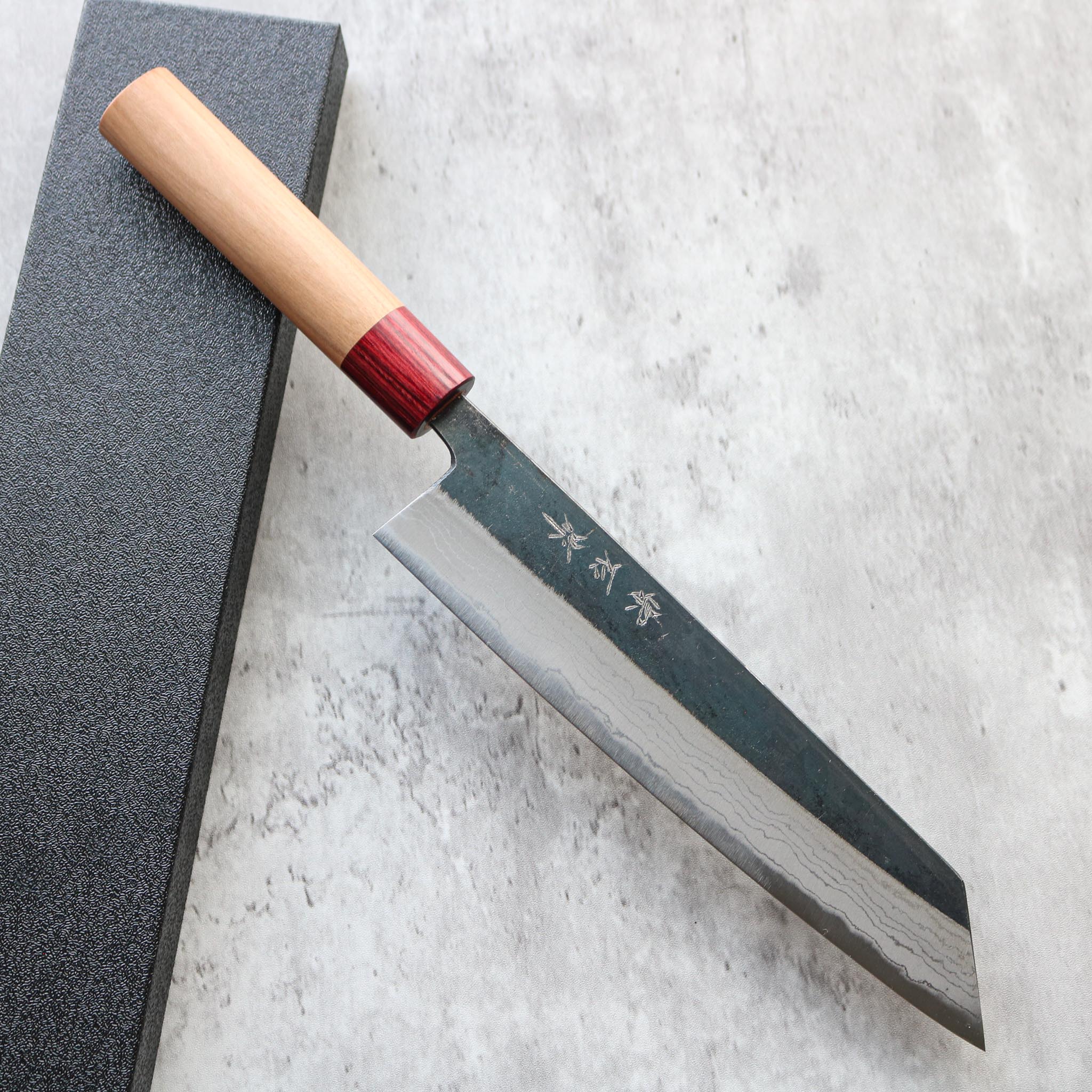 Muneishi AS Kurouchi Damascus Kiritsuke 210 mm