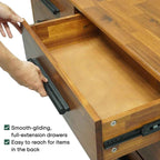 Acacia Legacy Solid Wood Dresser for Timeless Elegance and Durability