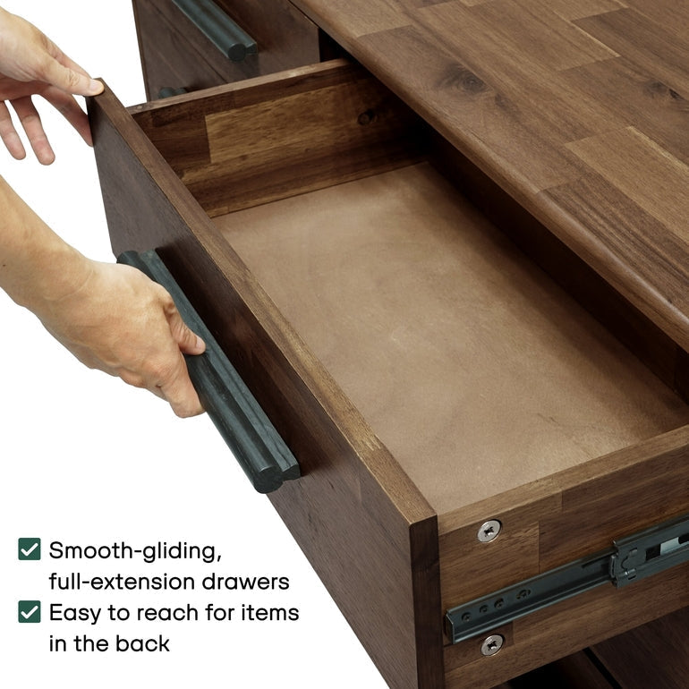 Acacia Legacy Solid Wood Dresser for Timeless Elegance and Durability