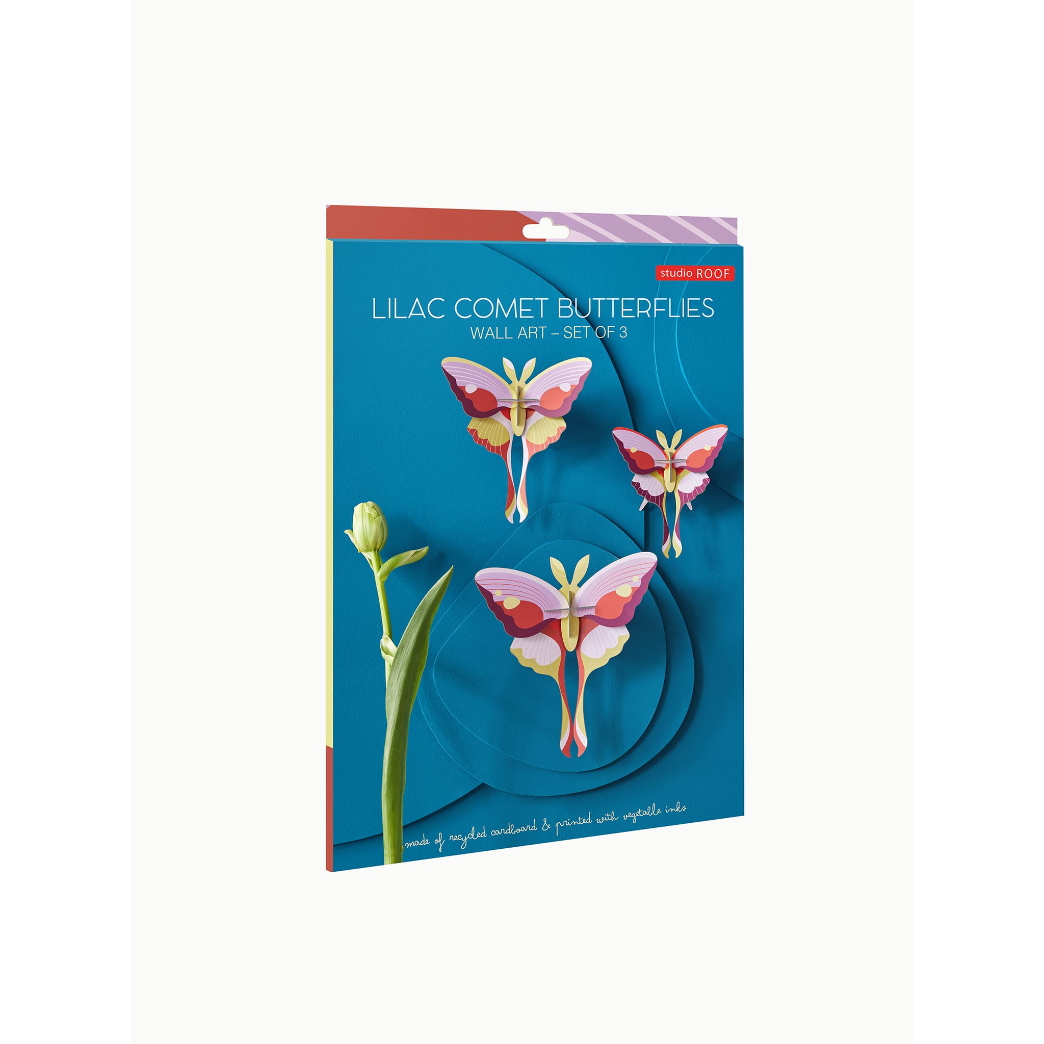 Lilac Comet Butterflies Set of 3