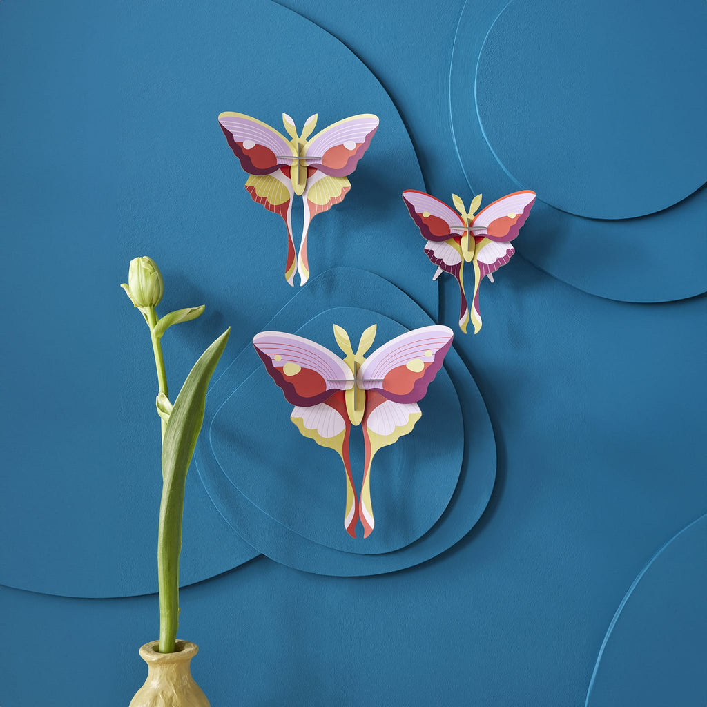 Lilac Comet Butterflies Set of 3