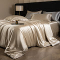 Lustre Luxe Elegant Duvet Set - Light Champagne