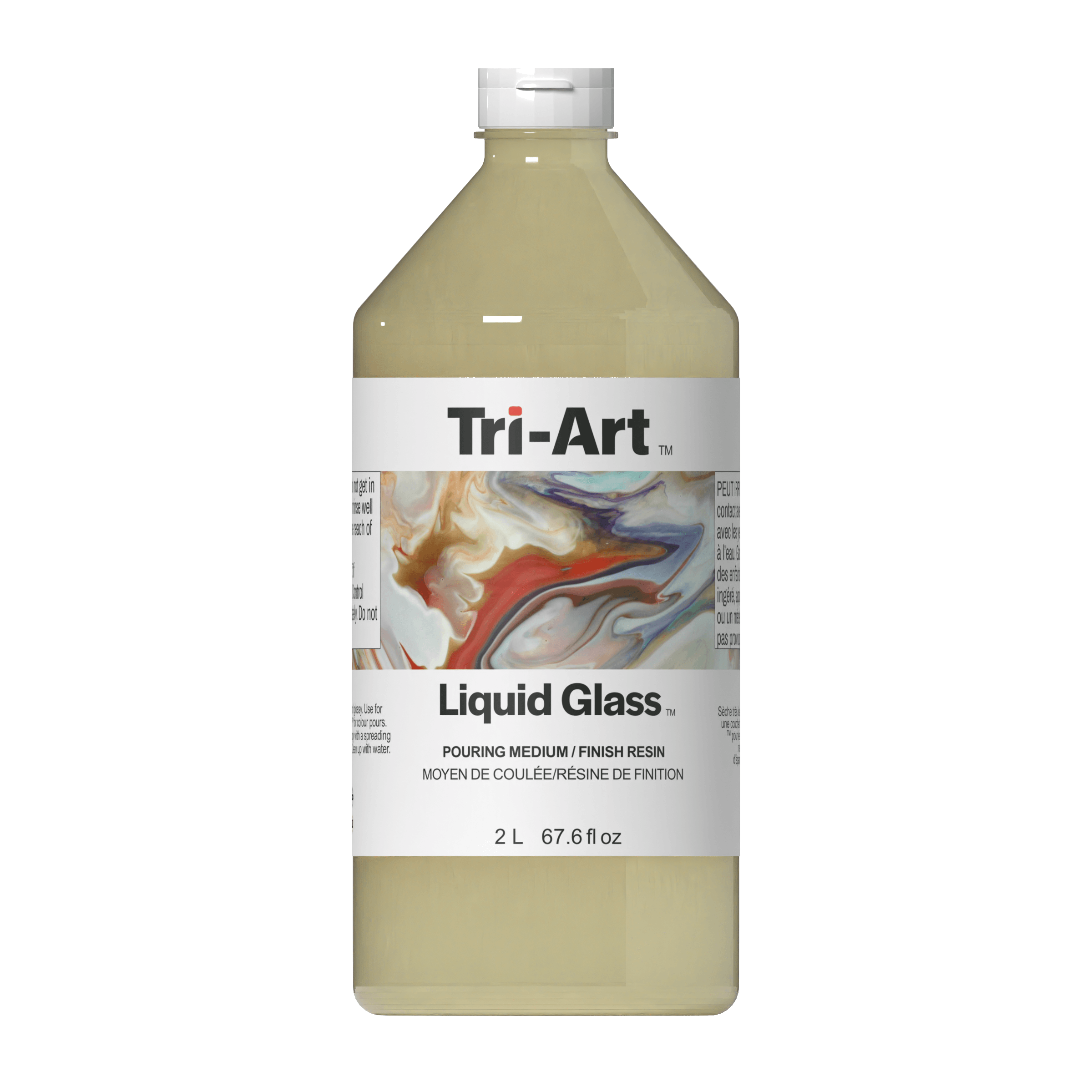 Liquid Glass Pouring Medium and Finishing Resin