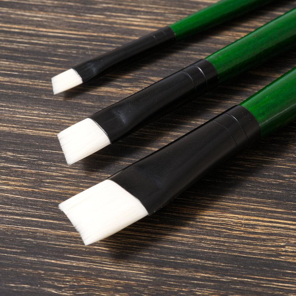 Tri-Art Artist Brushes - Long Handle Soft Synthetic - Angle