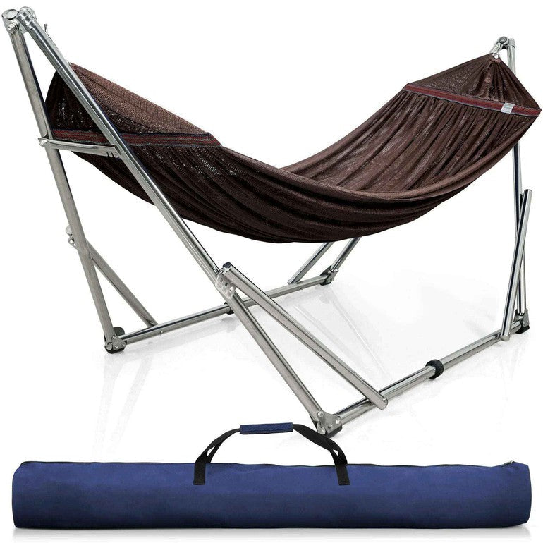 Tranquillo Original Stainless Steel Hammock Stand for Ultimate Relaxation