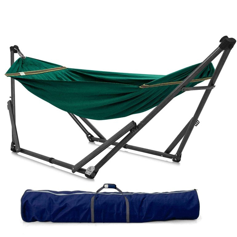Tranquillo Uniki Canvas Hammock with Stand for Ultimate Relaxation